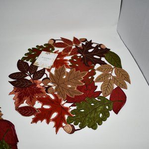 Homewear Harvest Autumn Jewels Placemats, Set of 4 #83711-444 NWT